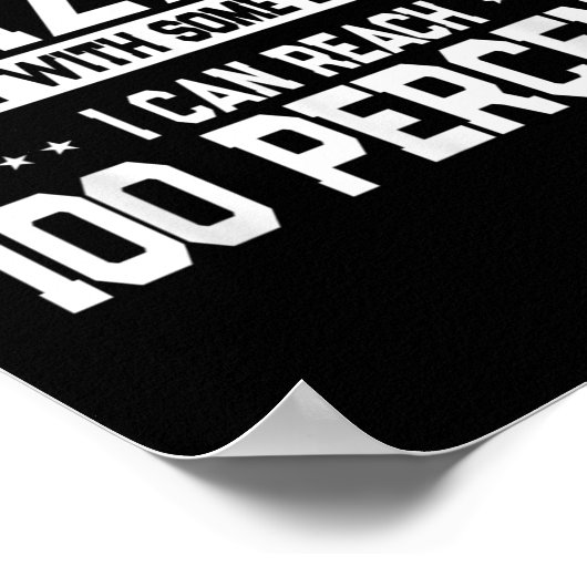 Funny Zza Lover New Years Resolution Quote  Poster (Ecke)