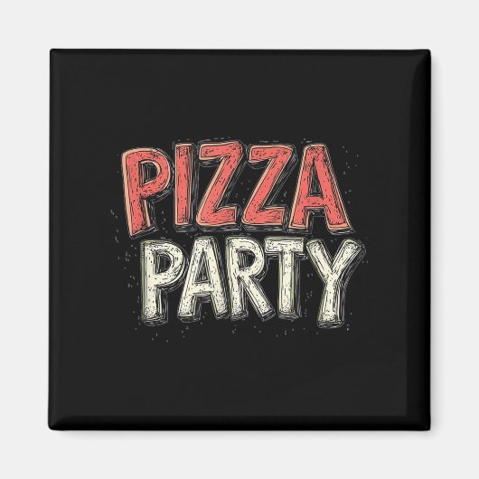Funny Zza Party Reden Kostüm für Jungen und Mädche Magnet (Vorne)