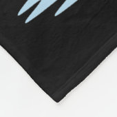 Funny Zza Snowman Christmas Holiday Food Fleecedecke (Ecke)