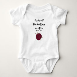 FunnyChrsitian Baby Jersey/Bodysuit | Psalm 139:13 Baby Strampler