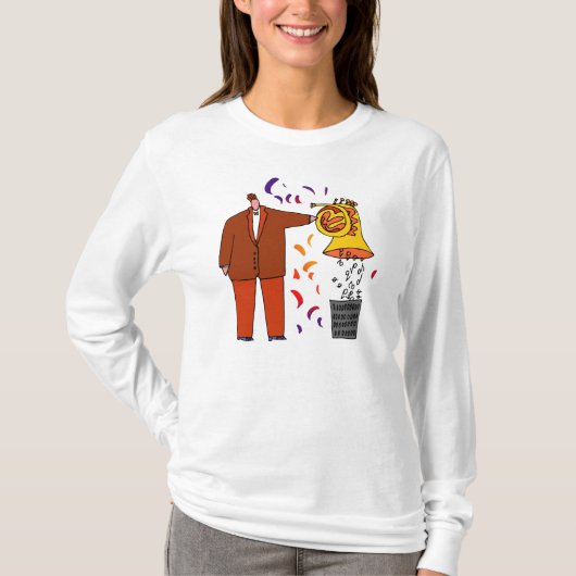 FunnyFrench Horn-T - Shirt (Vorderseite)