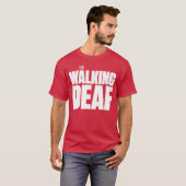Funnyhe Walking Deaf Deaf Prideshirt retro T-Shirt (Vorne ganz)