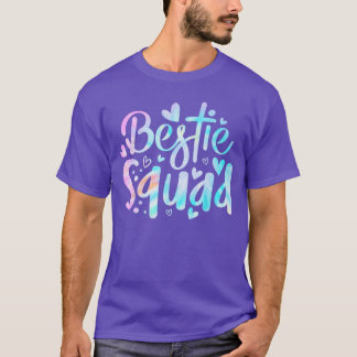 Funnyie Dye Best Friend Matching Bestie Squad BFF  T-Shirt