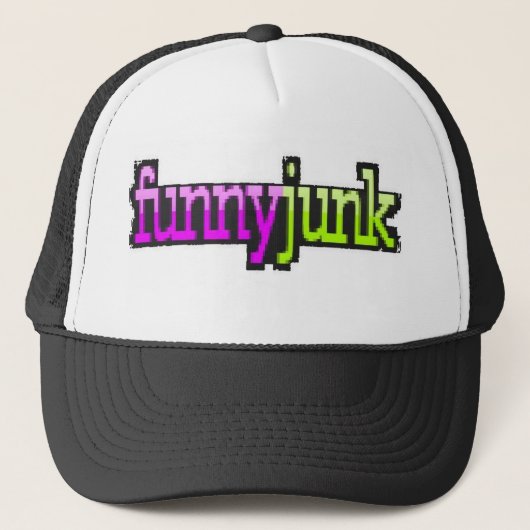 Funnyjunk Logo-Hut Truckerkappe (Vorderseite)
