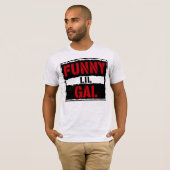 FunnyLilGalReacts Attitude Wrestling Shirt (weiß) (Vorne ganz)