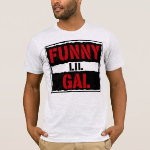 FunnyLilGalReacts Attitude Wrestling Shirt (weiß)