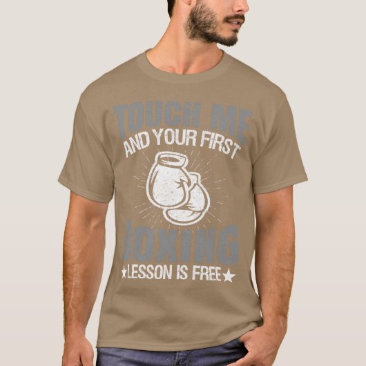 Funnyouch me and your first boing lesson is free b T-Shirt (Vorderseite)