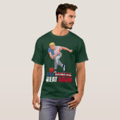 Funnyrump Bowling Make Bowling Great Again girl T-Shirt (Vorne ganz)