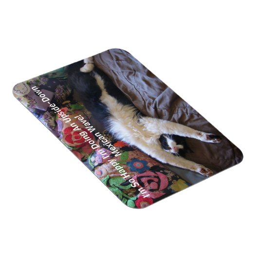FunnyTuxedo Katze Niedlich machen ein mexikanische Magnet (Rechte Seite)