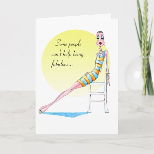 #FunnywomenGeburtstag #funnycardsforwomen Karte (Vorderseite)