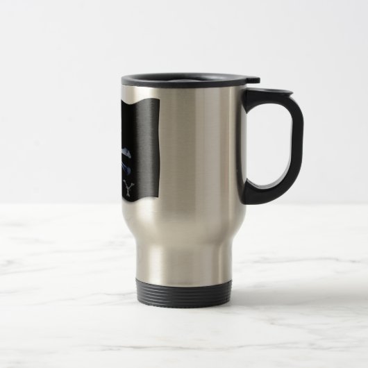 FUNOLOGIE-PIRATENFLAGGE des XRAY PIRATE-Flag Reisebecher (Rechts)