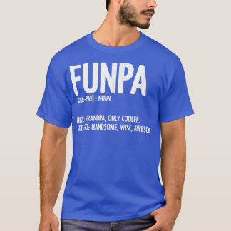 Funpa Definition Vatertag Großvater Großvater  T-Shirt