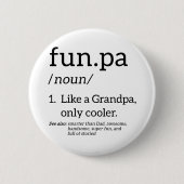 Funpa wie ein Opa nur Cooler Button (Vorderseite)