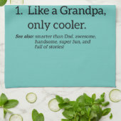 Funpa wie ein Opa nur Cooler Geschirrtuch (Gefaltet)