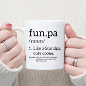 Funpa wie ein Opa nur Cooler Kaffeetasse