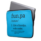 Funpa wie ein Opa nur Cooler Laptopschutzhülle (Vorderseite Links)