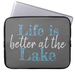 Funsport LIFE IST AM SEE BESSER Laptopschutzhülle