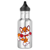 Funtastic-Fox-Gurke Edelstahlflasche (Rechts)
