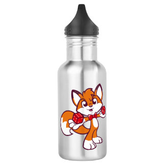 Funtastic-Fox-Gurke Edelstahlflasche