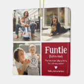 Funtie 3 FotoCollage Definition Niedliches Weihnac Keramikornament (Links)