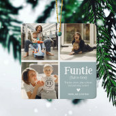 Funtie 3 FotoCollage Definition Niedliches Weihnac Keramikornament