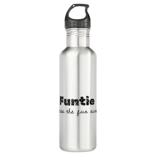 Funtie aka Fun Tante Edelstahlflasche (Vorderseite)