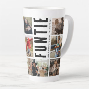 Funtie Auntie Foto Collage Latte Tasse