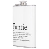 Funtie Definition Sprichwort Funny Auntie Flachmann (Links)