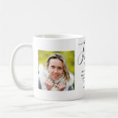 Funtie Elegantes Script Spaß Tante Quote Foto Kaffeetasse (Links)