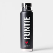 Funtie | Fun Cool Tante Individuelle Name 4 FotoCo Trinkflasche (Links)