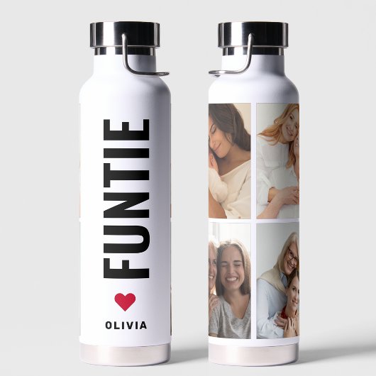 Funtie | Fun Cool Tante Individuelle Name 4 FotoCo Trinkflasche