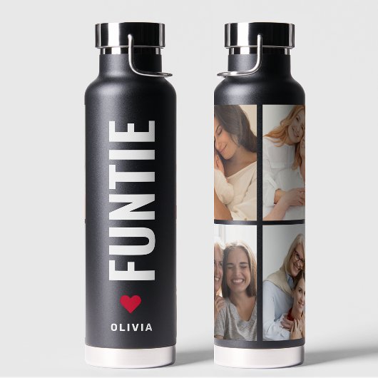 Funtie | Fun Cool Tante Individuelle Name 4 FotoCo Trinkflasche