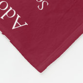 Funtie Tunt Tuntie Definition Burgund Fleecedecke (Ecke)