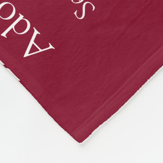 Funtie Tunt Tuntie Definition Burgund Fleecedecke (Ecke)