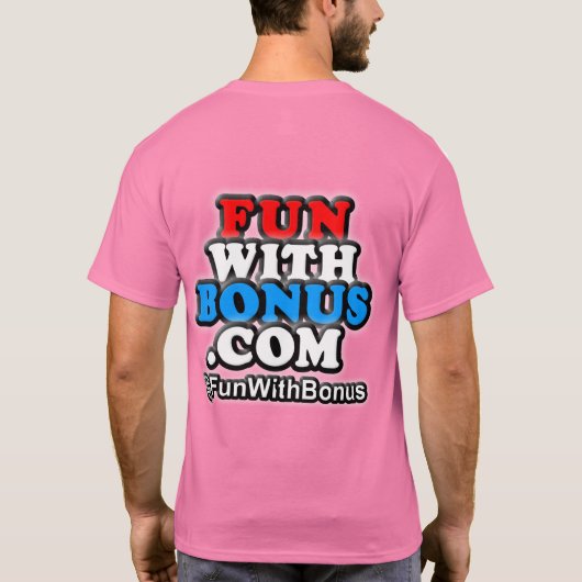 FunWithBonus.com - @FunWithBonus - doppelseitig T-Shirt (Rückseite)