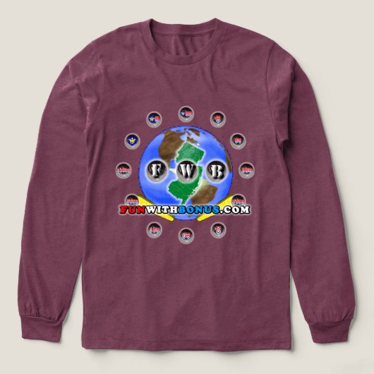 FunWithBonus schwarzer T - Shirt einseitig (Design Vorderseite)