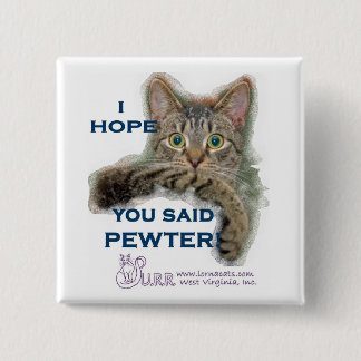 Funy HAHA Hoffnung, die Sie sagten… Quadratischer Button