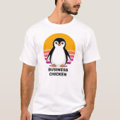 Funy Penguin Propeller Tiername T-Shirt (Vorderseite)