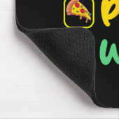 Funy T-Shirt Football Pizza Weed for Lovers Hallow Mousepad (Ecke)
