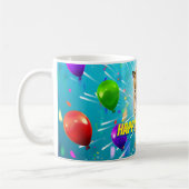 Funy Tiger Party Ballon Explosion Geburtstag Kaffeetasse (Links)