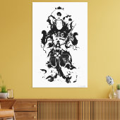 Fuo Tuo Stretched Canvas Print Leinwanddruck (Insitu (Wohnzimmer))