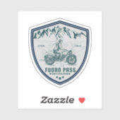 Fuorn Pass - Ofenpass - Schweiz - Alpen Aufkleber (Blatt)