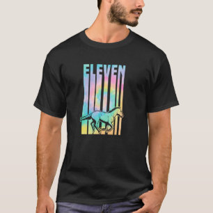 Für 11-jährigen Pferde Geburtstag Reitsport B T-Shirt