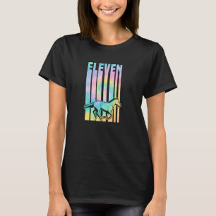 Für 11-jährigen Pferde Geburtstag Reitsport Thema T-Shirt