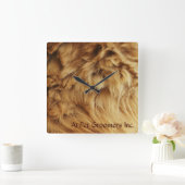 Fur 1 Wall Clock Quadratische Wanduhr (Zuhause)