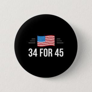 Für 45 - Trump Guilty Times - Button