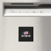 Für 45 - Trump Guilty Times - Magnet (In Situ (Geschirrspüler))