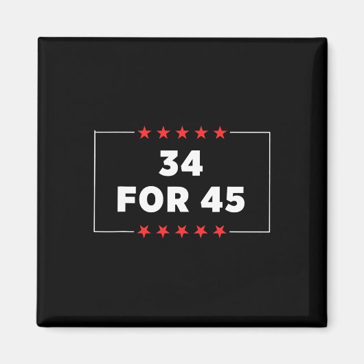 Für 45 Trump verurteilt Magnet (Vorne)