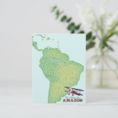 Für Abenteuer Amazon Regenwald Brasilien Karte (Stehend Vorderseite)