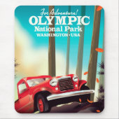 Für Abenteuer! Olympischer Nationalpark Washington Mousepad (Vorne)